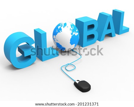 Internet Global Meaning World Wide Web And Web Site