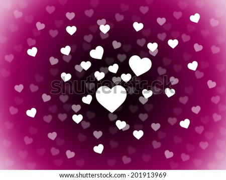 Bunch Of Hearts Background Meaning Attraction  Affection And In Love