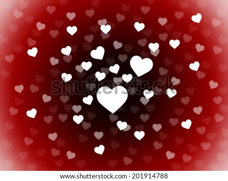 Bunch Of Hearts Background Showing Romance  Passion And Love