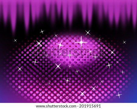Purple Eye Shape Background Meaning Circles Ovals And Spikes