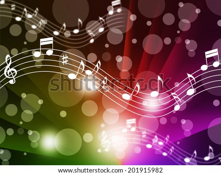 Music Background Meaning Singing Instruments And Notes