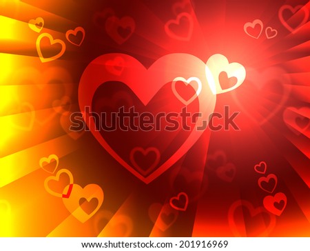 Hearts Background Meaning Valentines Wallpaper Or Romanticism