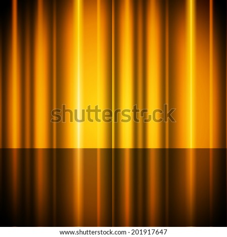 Yellow Curtains Background Showing Stage And Acting