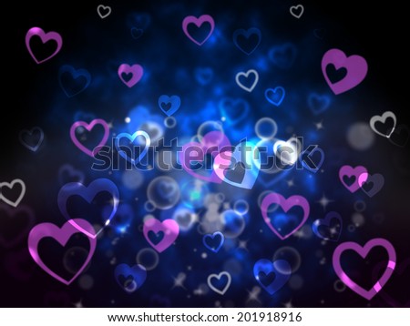 Hearts Background Meaning Love For Mother Father And Family