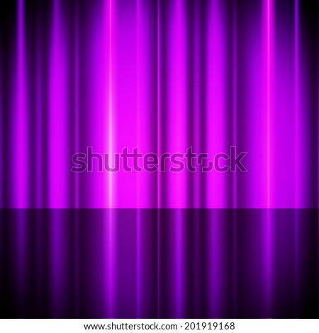 Purple Curtains Background Showing Theater Or Stage
