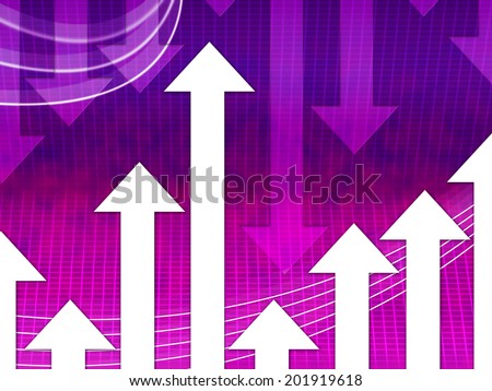 Purple Arrows Background Meaning Curves And Direction