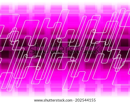 Pink Grid Indicating Pattern Line And Template