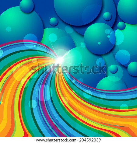 Copyspace Background Showing Orb Abstract And Spherical
