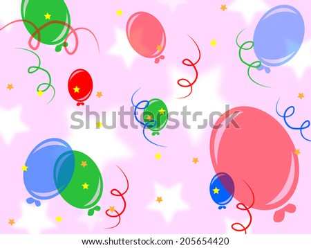 Celebrate Background Meaning Fun Backgrounds And Balloons