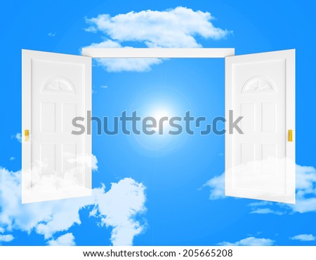 Sky Doorway Indicating Doors Doorways And Faith