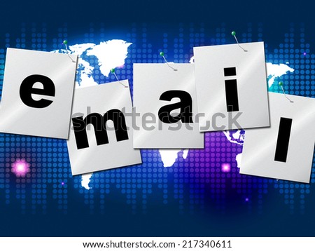 Emails Email Showing Send Message And Communication