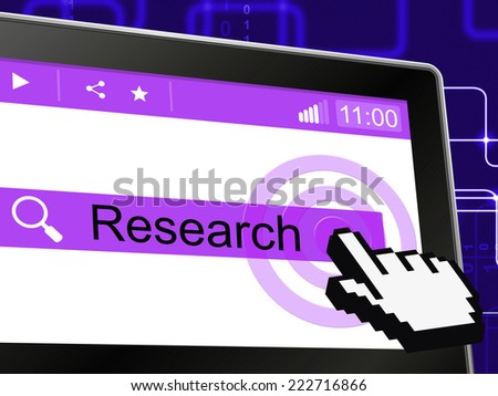 Online Research Indicating World Wide Web And Website