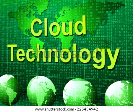 Cloud Computing Indicating Information Technology And Networking