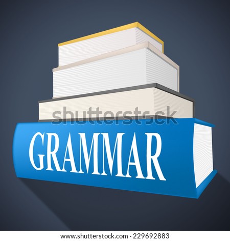 Grammar Book Showing Rules Of Language And Tutoring Learning