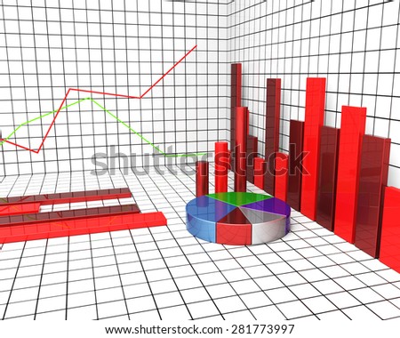 Graph Report Showing Statistical Information And Statistics