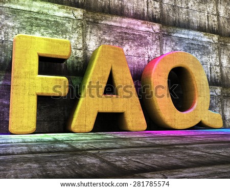 Faq Online Indicating World Wide Web And Info Internet