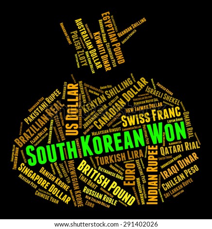 South Korean Won Representing Foreign Currency And Krw