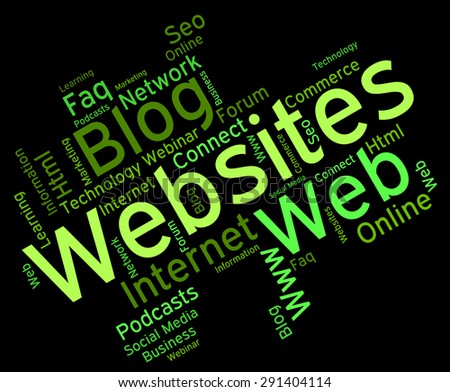 Websites Word Indicating Domain Domains And Network