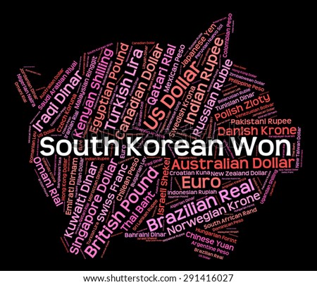 South Korean Won Representing Currency Exchange