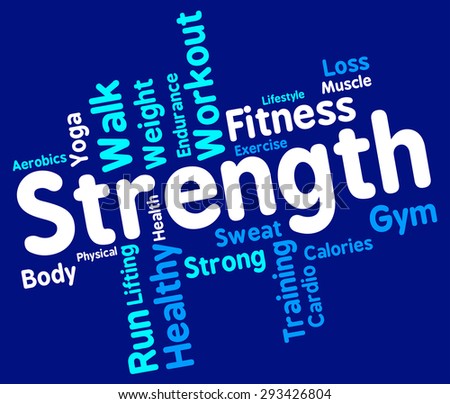 Strength Words Representing Power Sturdiness And Muscularity