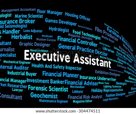 Executive Assistant Showing Director General And Jobs