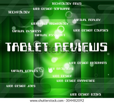Tablet Reviews Indicating Computer Reviewed And Processor