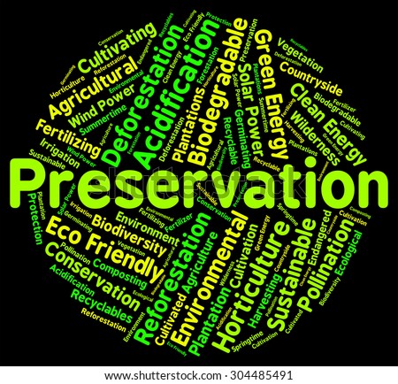 Preservation Word Meaning Earth Friendly And Environment