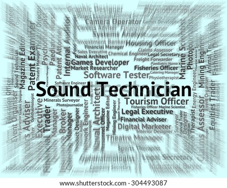 Sound Technician Meaning Skilled Worker And Occupations