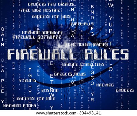 Firewall Rules Representing Firewalls Regulation And Defence