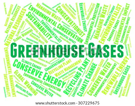 Greenhouse Gases Meaning Carbon Dioxide And Words