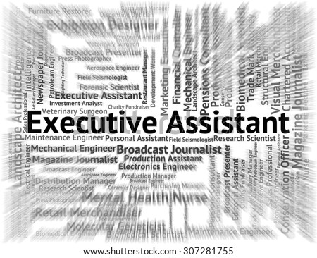 Executive Assistant Indicating Director General And Job