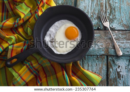scrambled egg in pan