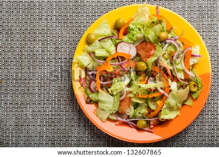 Vegetable salad Vegetable salad