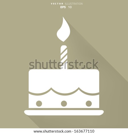 Birthday cake web icon Birthday cake web icon