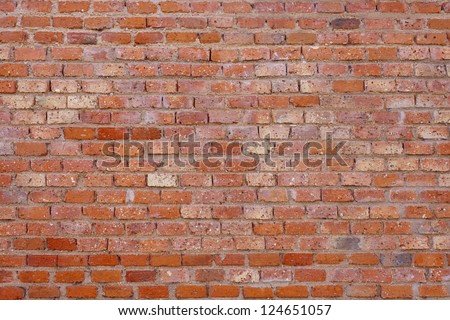 Old brick wall background. Macro shot.
