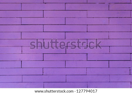 Background of purple brick wall detail