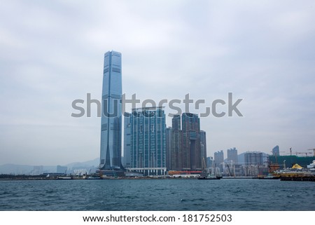 The International Commerce Centre is a 118-storey, 484 m (1,588 ft) skyscraper completed in 2010 in West Kowloon in Hong Kong, China