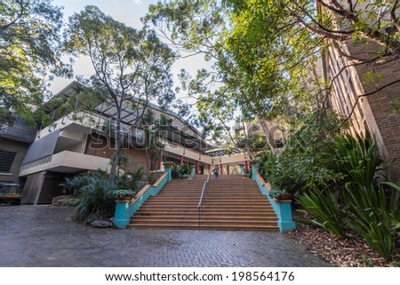 SYDNEY, NSW, AUSTRALIA - May 30, 2014: The University of New South Wales (UNSW) is an Australian public university established in 1949. It has more than 50,000 students from over 120 countries.
