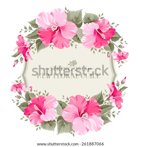 Wedding invitation card with Happy holyday text and romantic flowers Vector illustration Wedding invitation card with Happy holyday text and romantic flowers Vector illustration