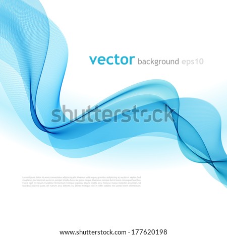 Vector illustration Abstract colorful background with blue smoke wave Vector illustration Abstract colorful background with blue smoke wave