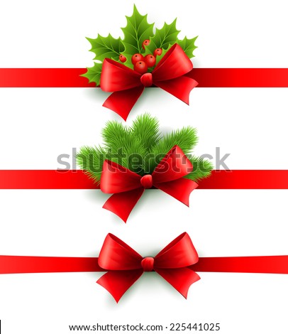 Christmas ribbon decoration Christmas ribbon decoration