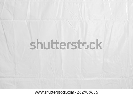 High resolution of crumpled white plastic sheet , crumpled white vinyl canvas