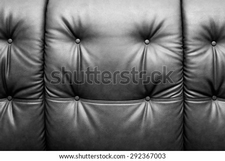 black and white Leather Sofa texture