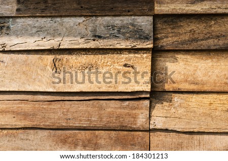 Slat wall , Slat wall , Wooden wall opposite , Composite wood siding