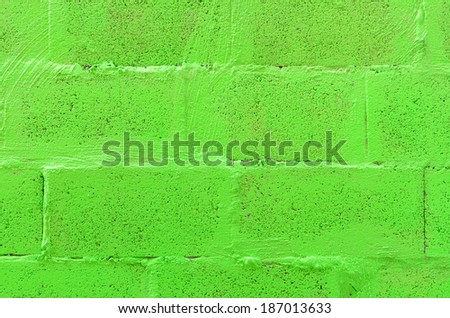 Concrete brick walls green , Green brick wall , Green block , Wall block green