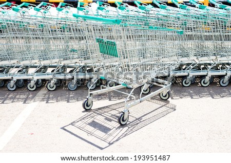 Cart , Shopping Cart ,Outdoor cart , Cart green