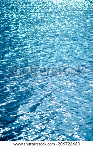 Blue water , Blue water shallow depth , Sea water