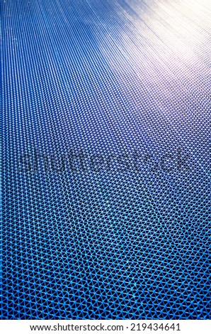 Blue mesh texture with sun