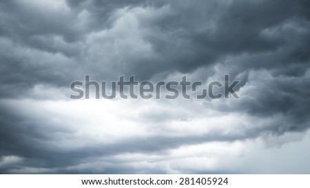 Overcast sky , Dark sky