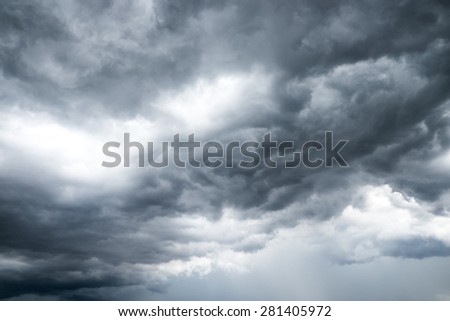 Overcast sky , Dark sky